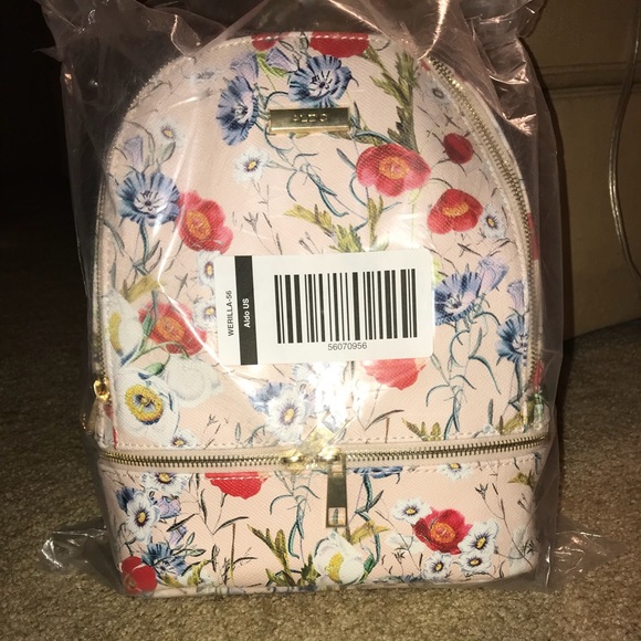 aldo floral backpack